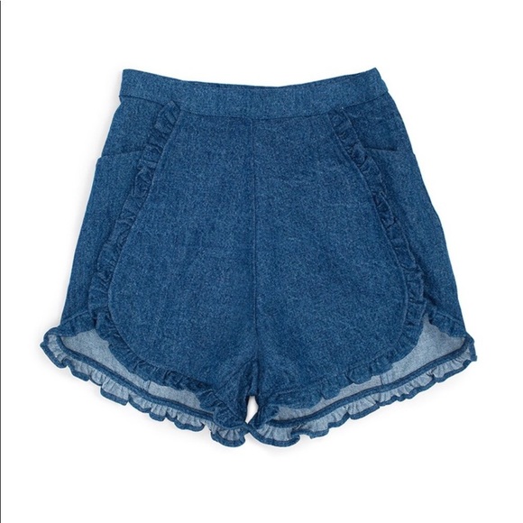 Whimsy Samantha Pleet Floweret Ruffle Shorts XS/S - Picture 4 of 12